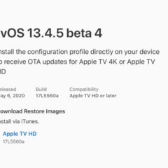 Apple Seeds tvOS 13.4.5 Beta 4 to Developers [Download]