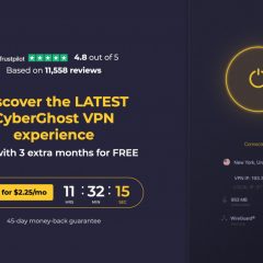 CyberGhost VPN On Sale for 83% Off Plus 3 Months Free [Deal]