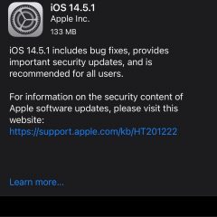 Apple Releases iOS 14.5.1 and iPadOS 14.5.1 [Download]
