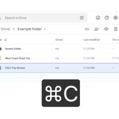 Google Drive Web Adds Support for Cut, Copy, Paste