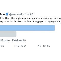 Elon Musk Announces General Amnesty for Suspended Twitter Accounts Starting Next Week