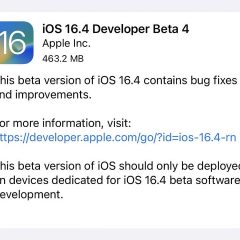 Apple Releases iOS 16.4 Beta 4 and iPadOS 16.4 Beta 4 [Download]