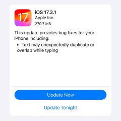Apple Officially Releases iOS 17.3.1 and iPadOS 17.3.1 [Download]