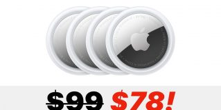 Apple AirTag 4-Pack On Sale for $78 [Deal]